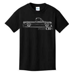 19671972 C10 Truck Silhouette C10 Truck Perfection Stance Kids T-Shirt