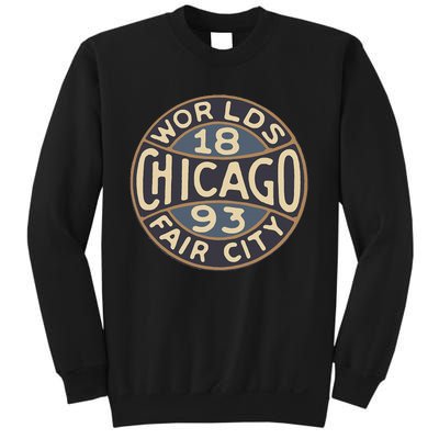 1893 Chicago WorldS Fair Vintage Design Sweatshirt