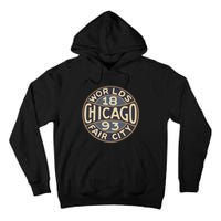 1893 Chicago WorldS Fair Vintage Design Tall Hoodie