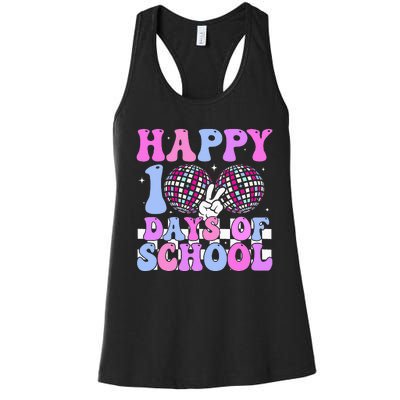 100 Days 100th Day Of School For Teacher Women's Racerback Tank