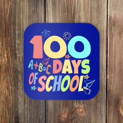 100s Day 100 Days Of School Gift Coaster