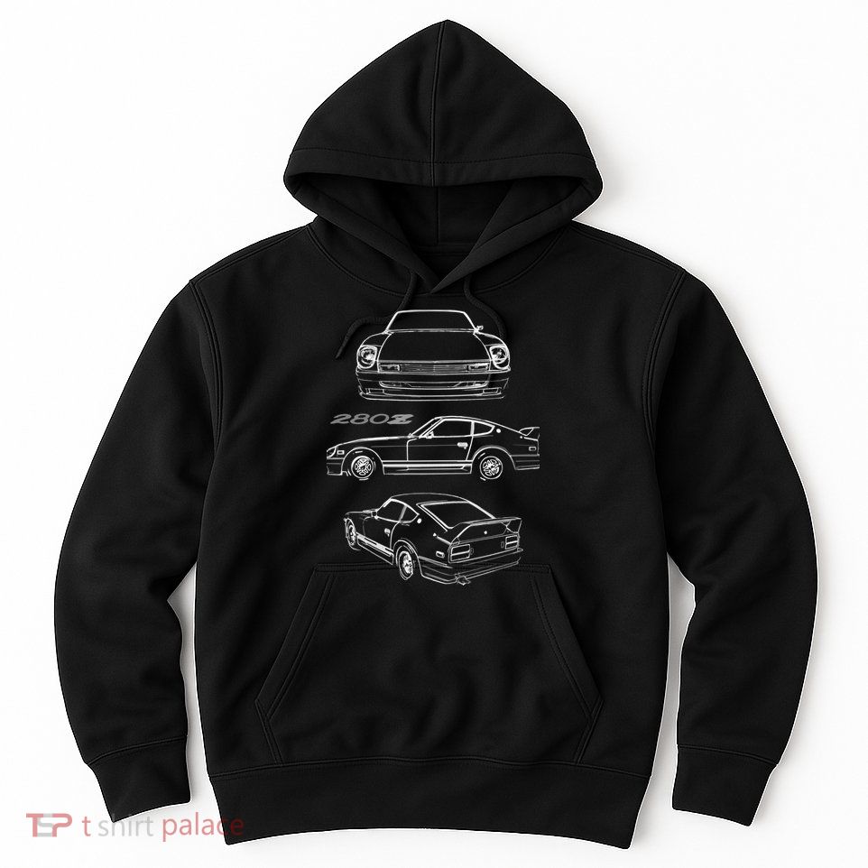 1978 Datsun 280z Vintage Jdm Tuner Collector Car Hoodie