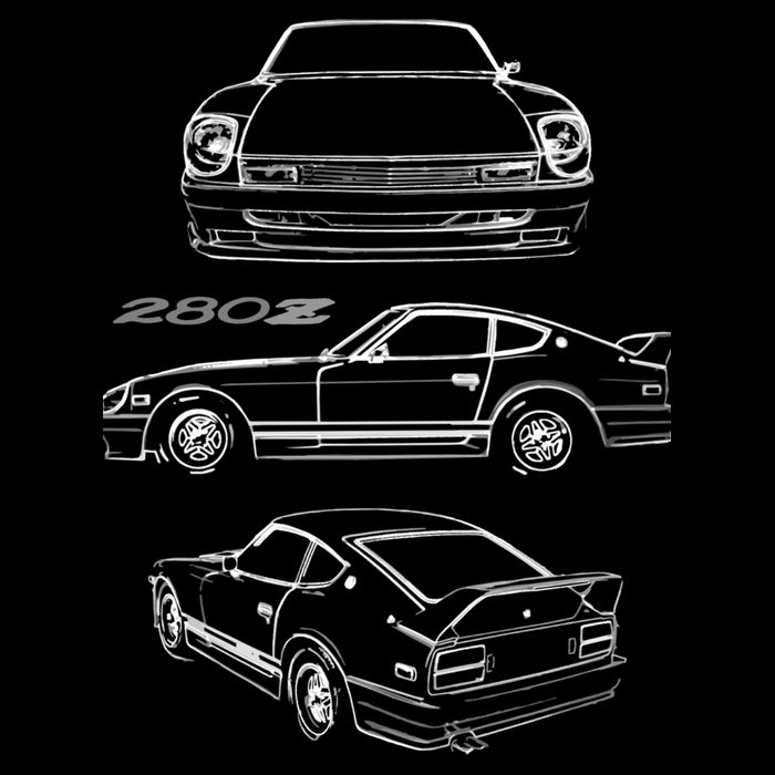 1978 Datsun 280z Vintage Jdm Tuner Collector Car Womens Tank Top