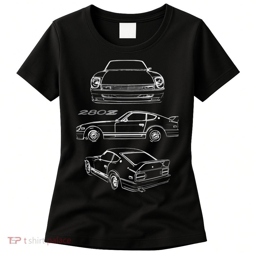 1978 Datsun 280z Vintage Jdm Tuner Collector Car Womens T-Shirt