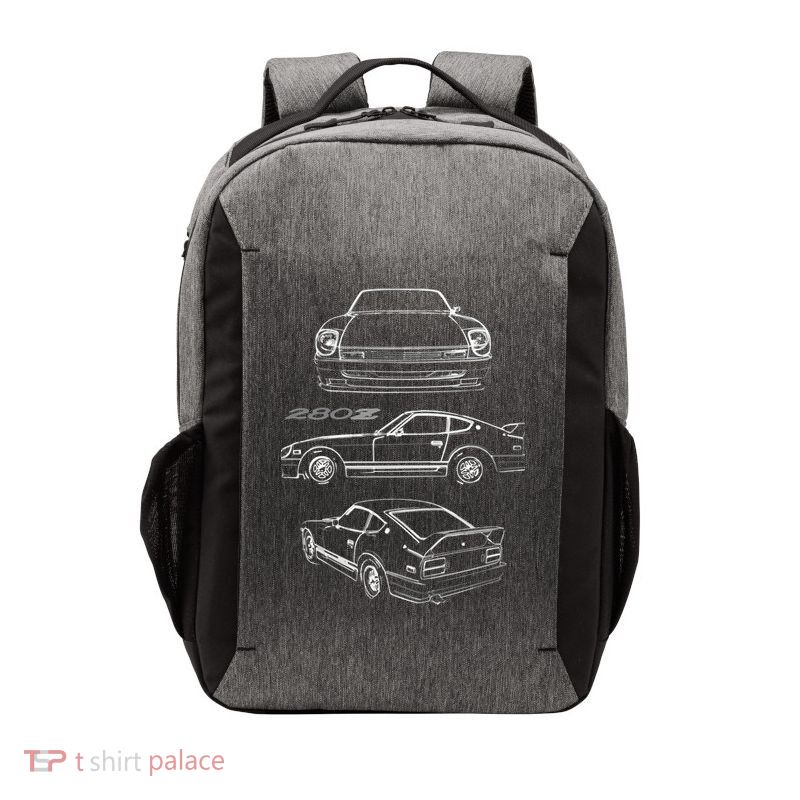 1978 Datsun 280z Vintage Jdm Tuner Collector Car Vector Backpack