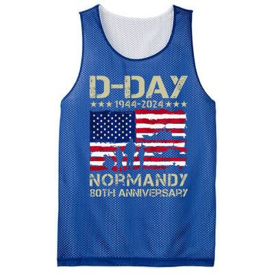 1944 Dday 2024 80th Anniversary Normandy Mesh Reversible Basketball Jersey Tank