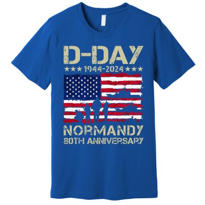 1944 Dday 2024 80th Anniversary Normandy Premium T-Shirt