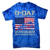 1944 Dday 2024 80th Anniversary Normandy Tie-Dye T-Shirt