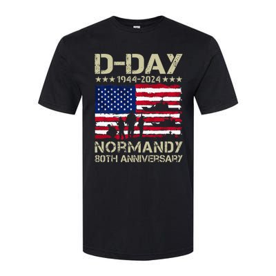 1944 Dday 2024 80th Anniversary Normandy Softstyle CVC T-Shirt