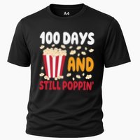100 Days And Still Poppin 100th Day Of School Funny Performance Shirt