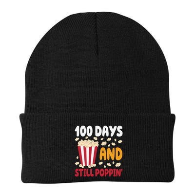 100 Days And Still Poppin 100th Day Of School Funny Beanie