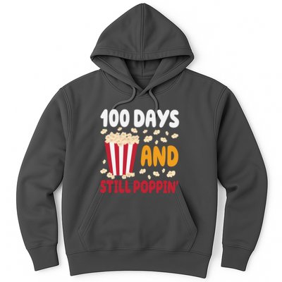 100 Days And Still Poppin 100th Day Of School Funny Hoodie
