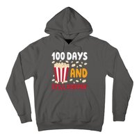 100 Days And Still Poppin 100th Day Of School Funny Hoodie