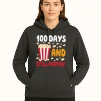 100 Days And Still Poppin 100th Day Of School Funny Hoodie