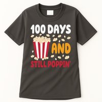 100 Days And Still Poppin 100th Day Of School Funny Tall T-Shirt