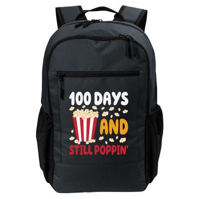 100 Days And Still Poppin 100th Day Of School Funny Daily Commute Backpack