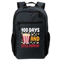 100 Days And Still Poppin 100th Day Of School Funny Backpack