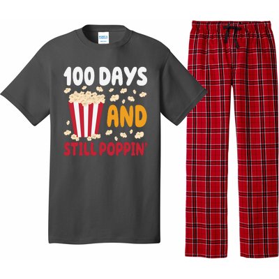 100 Days And Still Poppin 100th Day Of School Funny Pajama Set