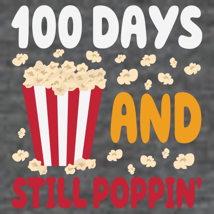 100 Days And Still Poppin 100th Day Of School Funny Flatbill Hat