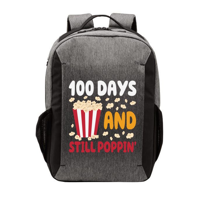 100 Days And Still Poppin 100th Day Of School Funny Vector Backpack
