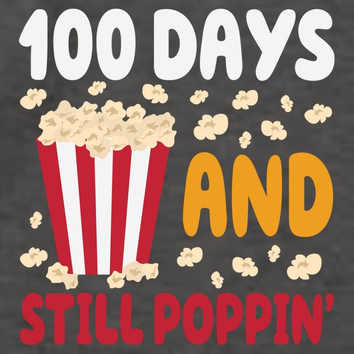 100 Days And Still Poppin 100th Day Of School Funny Vector Backpack