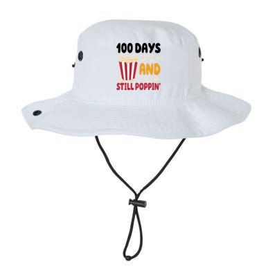 100 Days And Still Poppin 100th Day Of School Funny Legacy Cool Fit Booney Bucket Hat