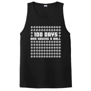 100 Days and having a ball Soccer 100th Day PosiCharge Competitor Tank