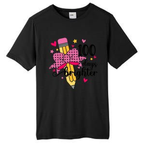 100 Days Brighter Pencil Headband 100th Day Of School Meaningful Gift Tall Fusion ChromaSoft Performance T-Shirt