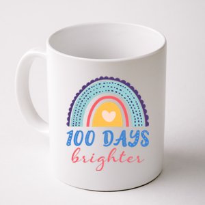 100 Days Brighter Rainbow 100 Days Of School Teacher Student Gift Coffee Mug