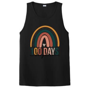 100 Days Brighter Rainbow Teacher 100th Day Of School Retro Gift PosiCharge Competitor Tank