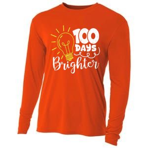 100 Days Brighter Great Gift Cooling Performance Long Sleeve Crew