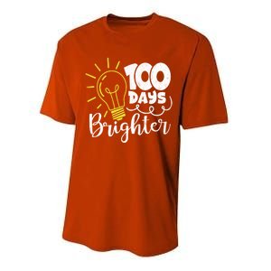 100 Days Brighter Great Gift Performance Sprint T-Shirt