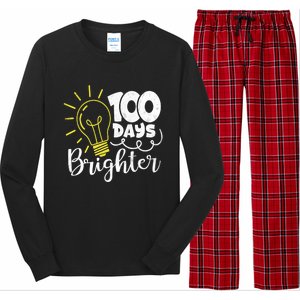 100 Days Brighter Great Gift Long Sleeve Pajama Set