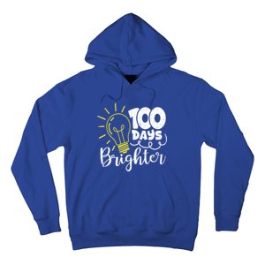 100 Days Brighter Great Gift Hoodie