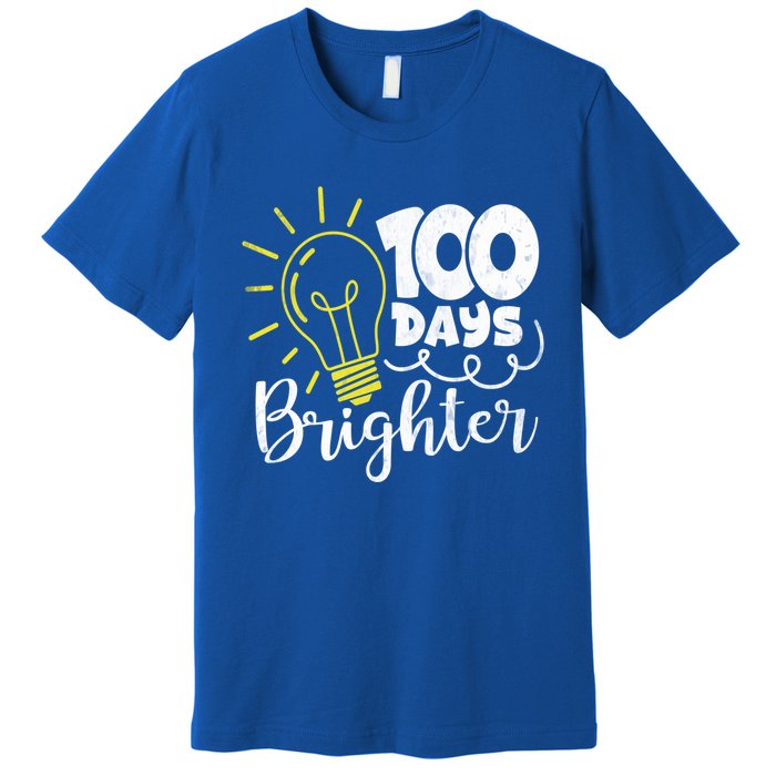 100 Days Brighter Great Gift Premium T-Shirt