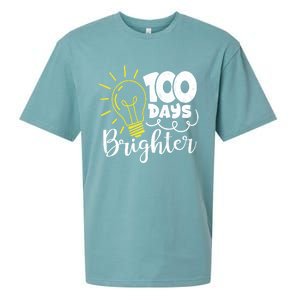 100 Days Brighter Great Gift Sueded Cloud Jersey T-Shirt