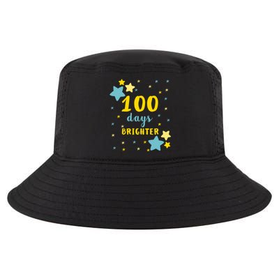 100 Days Brighter Cute Gift Cool Comfort Performance Bucket Hat