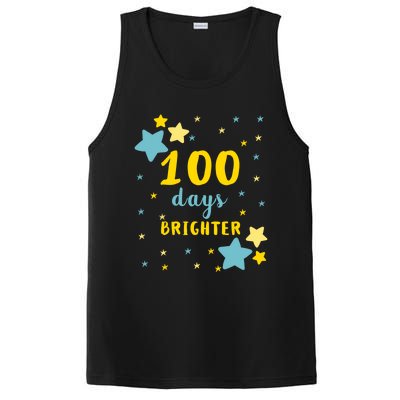 100 Days Brighter Cute Gift PosiCharge Competitor Tank