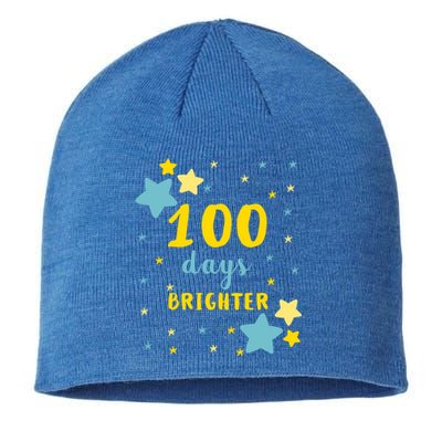 100 Days Brighter Cute Gift Sustainable Beanie