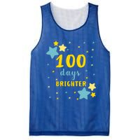 100 Days Brighter Cute Gift Mesh Reversible Basketball Jersey Tank