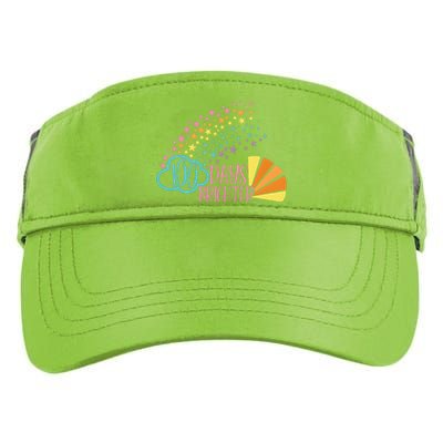 100 Days Brighter 100 Day Of School Celebration Adult Drive Performance Visor