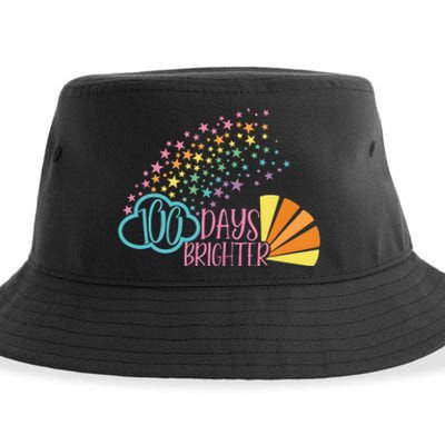 100 Days Brighter 100 Day Of School Celebration Sustainable Bucket Hat