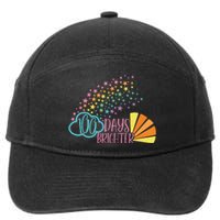 100 Days Brighter 100 Day Of School Celebration 7-Panel Snapback Hat