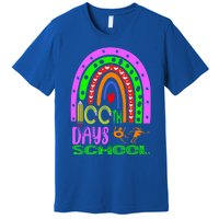 100 Days Brighter Teacher Student 100 Days Of School Rainbow Cool Gift Premium T-Shirt