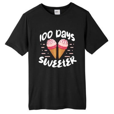 100 Days Brighter Sweeter School Teacher Student Cool Gift Tall Fusion ChromaSoft Performance T-Shirt