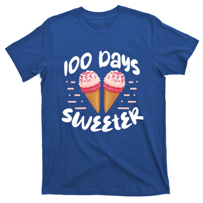 100 Days Brighter Sweeter School Teacher Student Cool Gift T-Shirt