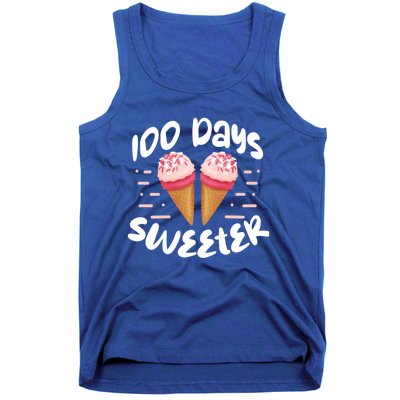 100 Days Brighter Sweeter School Teacher Student Cool Gift Tank Top