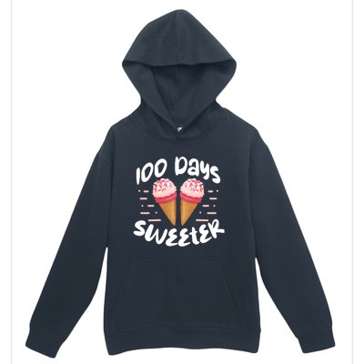 100 Days Brighter Sweeter School Teacher Student Cool Gift Urban Pullover Hoodie