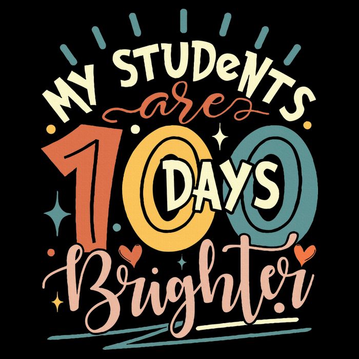 100 Days Brighter Teacher 100th Day Of School Teachers Squad Cooling Performance Crew T-Shirt