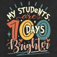 100 Days Brighter Teacher 100th Day Of School Teachers Squad 11oz C Handle Ceramic Mug
